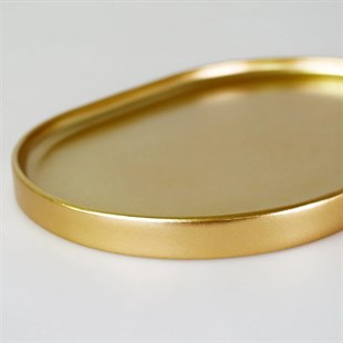 Selim Victoria Oval Tepsi Büyük Altın 121ALT11RS 