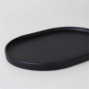 Selim Victoria Oval Tepsi Büyük Siyah 121SYH11RS 