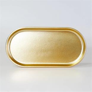 Selim Victoria Oval Tepsi Küçük Altın 125ALT11RS 