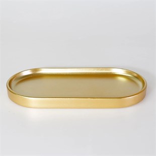 Selim Victoria Oval Tepsi Küçük Altın 125ALT11RS 
