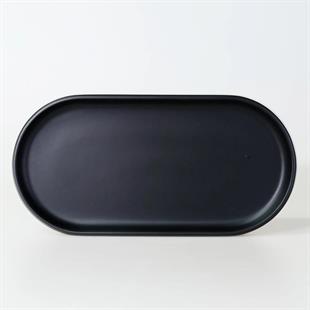 Selim Victoria Oval Tepsi Küçük Siyah 125SYH11RS 