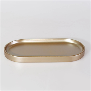 Selim Victoria Oval Tepsi Küçük Vizon 125VZN11RS 