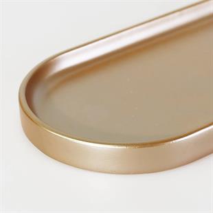 Selim Victoria Oval Tepsi Küçük Vizon 125VZN11RS 