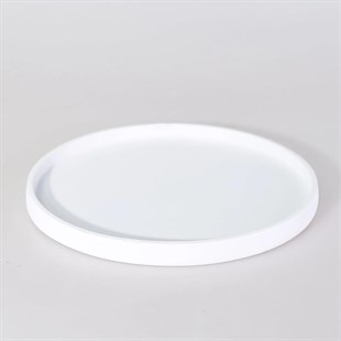 Selim Victoria Yuvarlak Tepsi Beyaz 126BYZ11RS 