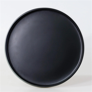 Selim Victoria Yuvarlak Tepsi Siyah 126SYH11RS 