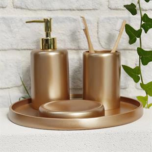 Selim Victoria Yuvarlak Tepsi Vizon 126VZN11RS 