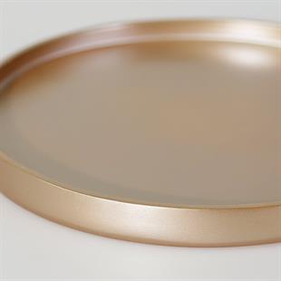 Selim Victoria Yuvarlak Tepsi Vizon 126VZN11RS 