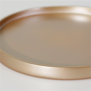 Selim Victoria Yuvarlak Tepsi Vizon 126VZN11RS 