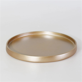 Selim Victoria Yuvarlak Tepsi Vizon 126VZN11RS 