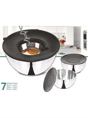 Sofram 7 Parça Saklama ve Karıştırma Kabı Seti 