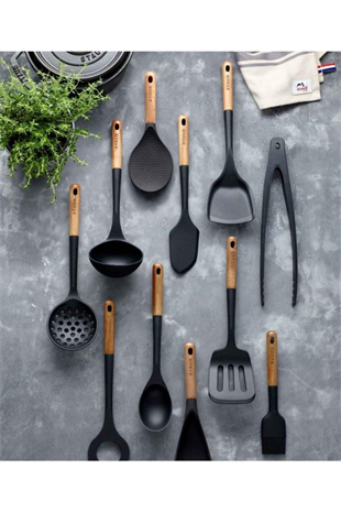Staub 405031070 Servis Kaşığı Siyah 