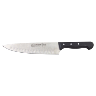 Sürbisa 61080 Oluklu Sürmene Şef Aşçı Bıçağı Pimli Sap 20 Cm 