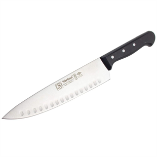 Sürbisa 61080 Oluklu Sürmene Şef Aşçı Bıçağı Pimli Sap 20 Cm 