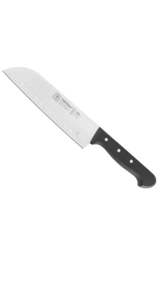 Sürbisa 61095 Oluklu Santoku Sürmene Şef Aşçı Bıçağı Pimli Sap 19 Cm 