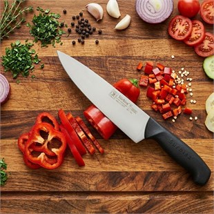Sürbisa 61180 Şef Aşçı Bıçağı Sürmene Bıçağı Paslanmaz Çelik Profesyonel Et Kesim Doğrama İçin 34 Cm 