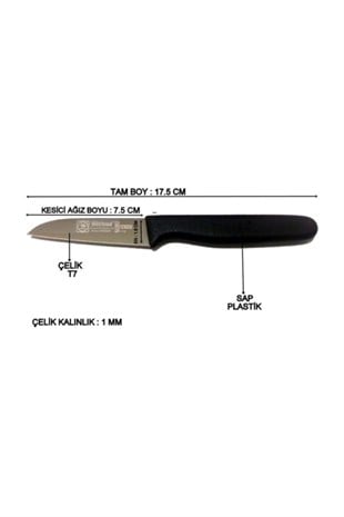 Sürbisa Sürmene 61007 6lı Sebze Meyve Bıçağı Set 
