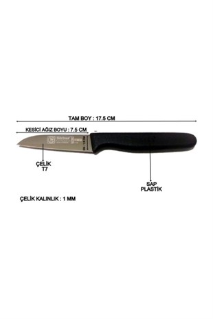 Sürbisa Sürmene 61007 6lı Sebze Meyve Bıçağı Set 