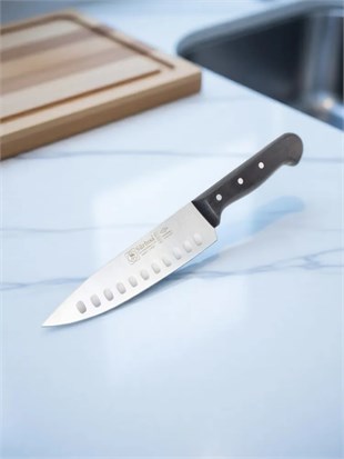 Sürbisa Sürmene 61070 Oluklu Şef Aşçı Bıçağı Pimli Sap 17 Cm 