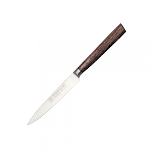 Sürbisa Sürmene 61303 Sıcak Dövme Mutfak Bıçağı Zeytin Saplı Ahşap 12 Cm 