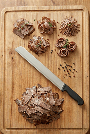 Sürmene Döner Bıçağı Kaşar ve Kavurma Bıçak Paslanmaz Çelik 48 Cm Dönerci Bıçağı Sürbisa 61633 