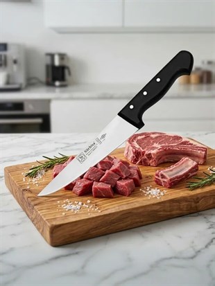 Sürmene Kasap Bıçağı 30 cm Keskin Et Doğrama Kuşbaşı Kemik Sıyırma Kurban Kesim Bıçağı Sürbisa 61021 