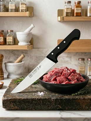 Sürmene Kasap Bıçağı 30 Cm Pimli Dayanıklı Keskin Et Bıçağı Kuşbaşı ve Kurban Kesim Sürbisa 61020 