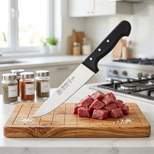 Sürmene Kasap Bıçağı 30 Cm Pimli Dayanıklı Keskin Et Bıçağı Kuşbaşı ve Kurban Kesim Sürbisa 61020 