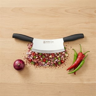 Sürmene Kasap Zırh Bıçağı 33 cm Et Kıyma Ezme Satırı Kurban ve Pizza Satır Bıçağı Sürbisa 61706 