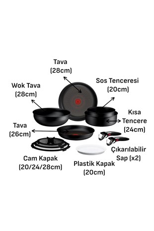 Tefal Ingenio Experience Fusion Core 9x Büyük Tava ve Tencere Seti 11 Parça 