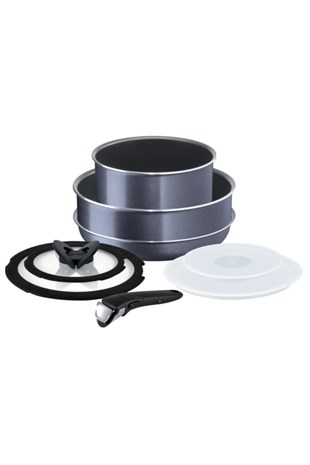 Tefal Ingenio Titanium Elegance Orta Tava ve Tencere Seti - 8 Parça 