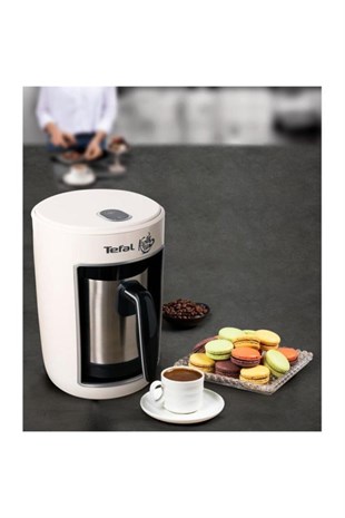 Tefal Köpüklüm Pro Çelik Türk Kahve Makinesi Beyaz 