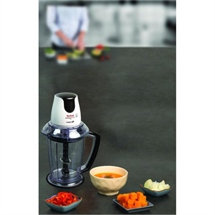 Tefal MasterChop Powelix Maxi 4 Bıçaklı Beyaz Rondo ve Doğrayıcı 