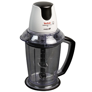 Tefal MasterChop Powelix Maxi 4 Bıçaklı Beyaz Rondo ve Doğrayıcı 