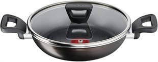 Tefal Titanyum 2X XL Difüzyon Tabanlı Kapaklı Sahan 24 Cm 