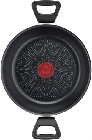 Tefal Titanyum 2X XL Difüzyon Tabanlı Kapaklı Sahan 24 Cm 
