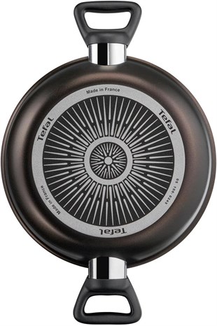 Tefal Titanyum 2X XL Difüzyon Tabanlı Kapaklı Sahan 24 Cm 