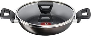 Tefal Titanyum 2X XL Difüzyon Tabanlı Kapaklı Sahan 24 Cm 