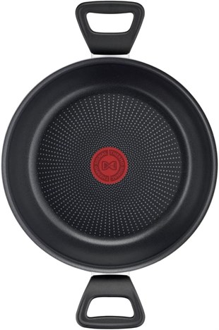 Tefal Titanyum 2X XL Difüzyon Tabanlı Kapaklı Sahan 24 Cm 