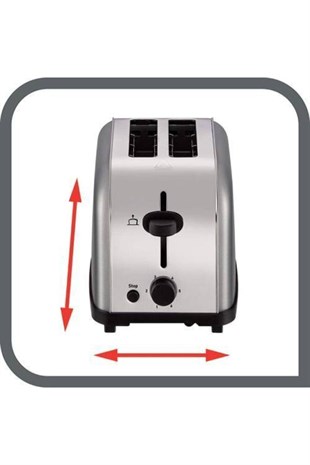 Tefal Ultra Mini 700 Watt Paslanmaz Çelik Ekmek Kızartma Makinesi Gri TT330D11 