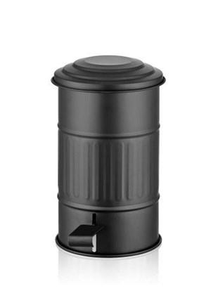 The Mia Çöp Kovası Banyo 5 Lt - Siyah GLV0294 