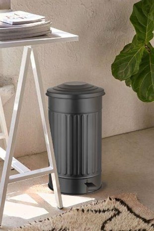 The Mia Çöp Kovası Mutfak 24 Lt - Siyah GLV0293 