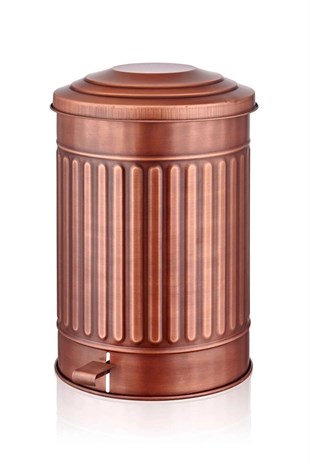 The Mia Çöp Kovası Mutfak Bakır Kaplama 37 Litre GLV0322 