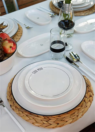 The Mia Daily Tunes Pasta Tabağı 6lı Set 19 cm 