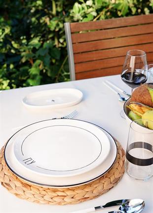 The Mia Daily Tunes Pasta Tabağı 6lı Set 19 cm 