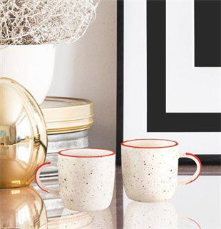 The Mia Dots Kupa 2 Li Set 200 cc -Kırmızı KPA0064 