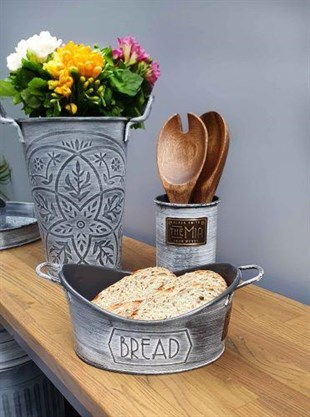 The Mia Ekmek Servisi 28 x 17 Cm - Stone STN0013 