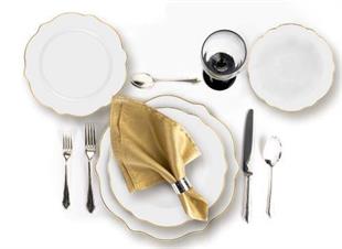 The Mia ESTEE 24 Parça Yemek Seti - Bone Porselen DNR0007 