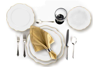 The Mia ESTEE 24 Parça Yemek Seti - Bone Porselen DNR0007 