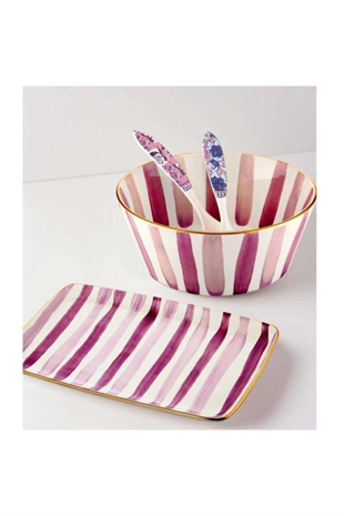 The Mia Fez Salata Kasesi - 23cm Mor FEZ0031 