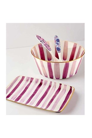 The Mia Fez Salata Kasesi - 23cm Mor FEZ0031 